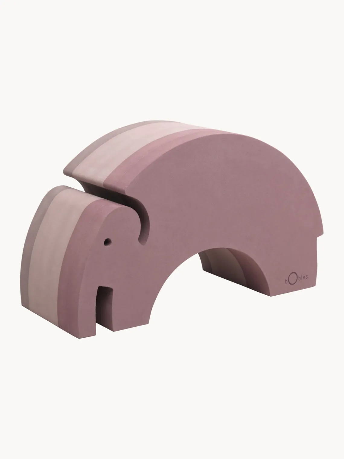 Juguetes A Partir De 1 Año|Decoración Infantil>bObles Columpio Elephant, 55 cm Malva, rosa claro, rosa palo