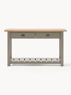 New Consola artesanal de madera Eton Mesas Consola|Consolas