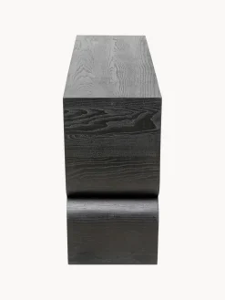 Discount Consola artesanal de madera Curve Mesas Consola|Consolas