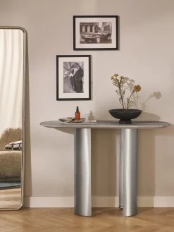 Best Consola con tablero de mármol Noam Mesas Consola|Consolas