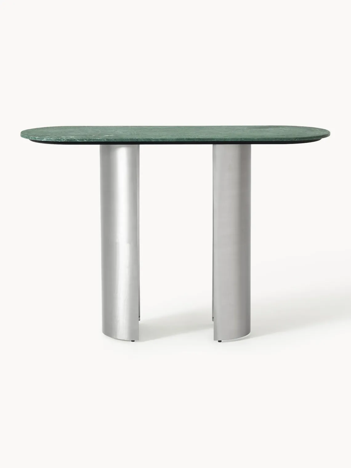 Mesas Consola|Consolas>Westwing Collection Consola con tablero de mármol Noam Mármol verde oscuro