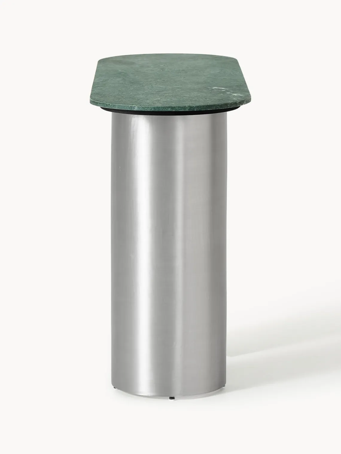 Mesas Consola|Consolas>Westwing Collection Consola con tablero de mármol Noam Mármol verde oscuro