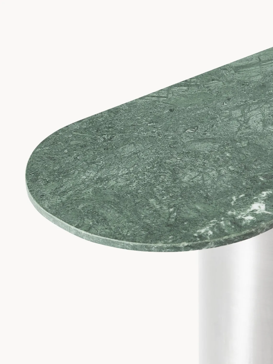 Mesas Consola|Consolas>Westwing Collection Consola con tablero de mármol Noam Mármol verde oscuro