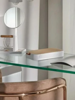 Outlet Consola de cristal de Burano Mesas Consola|Consolas