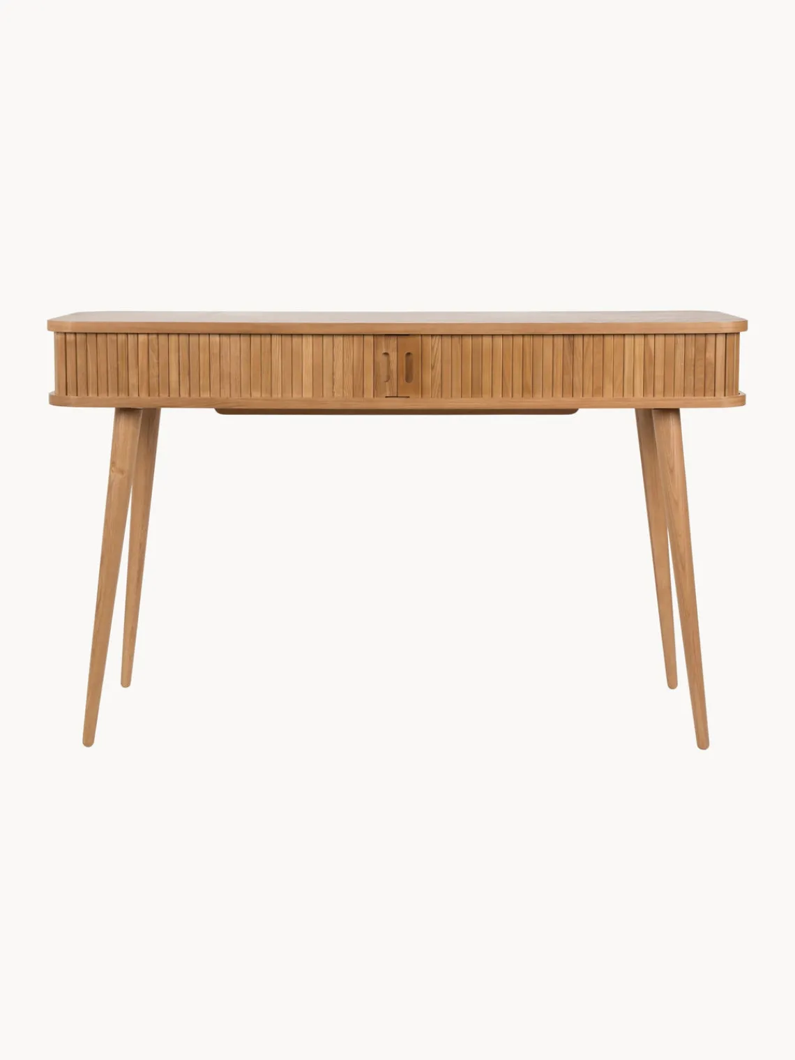 Online Consola de madera con puertas enrollables y frente acanalado Barbier Mesas Consola|Consolas