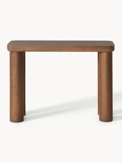 Outlet Consola de madera de roble Kalia Mesas Consola|Consolas
