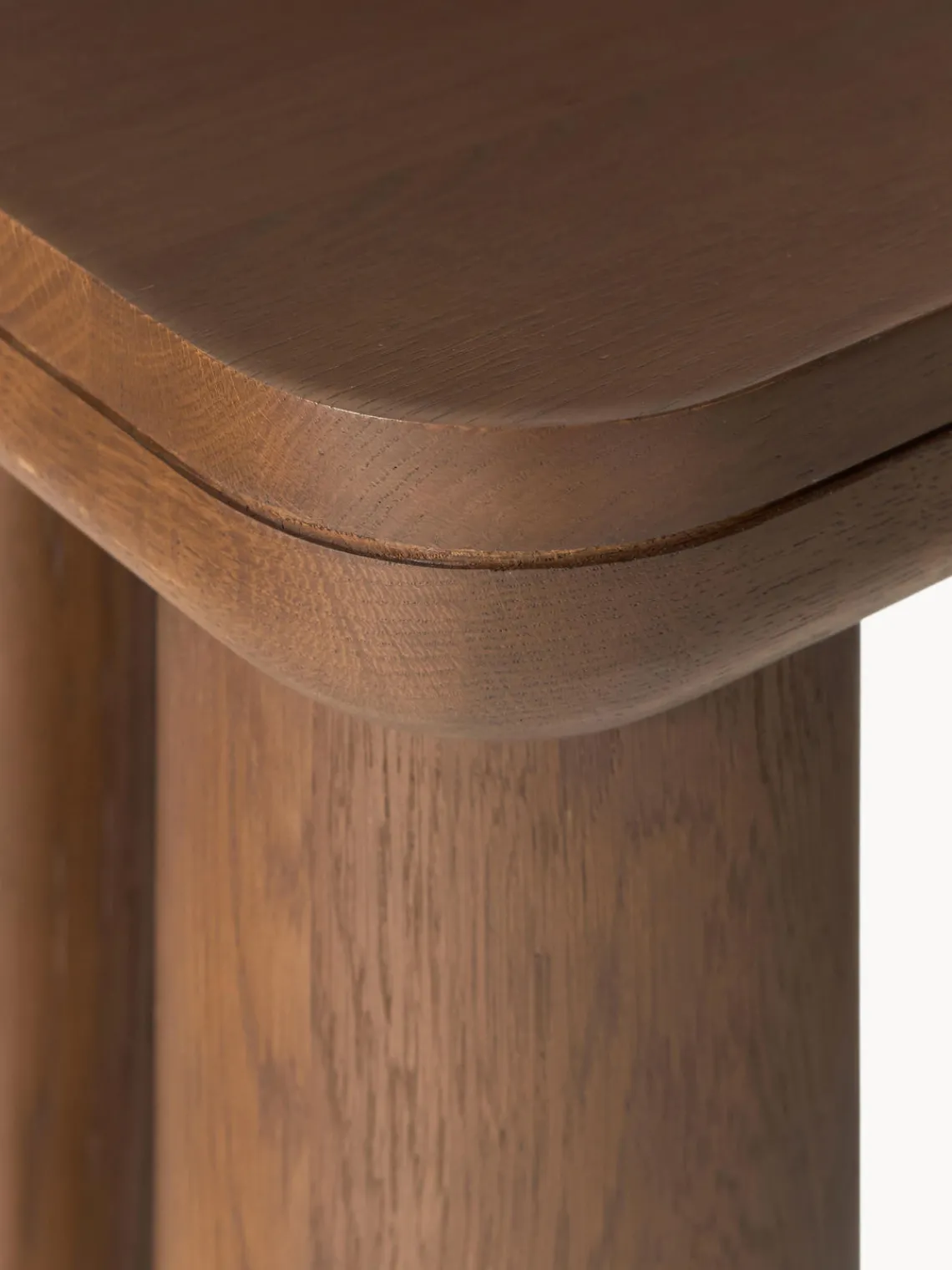 Outlet Consola de madera de roble Kalia Mesas Consola|Consolas