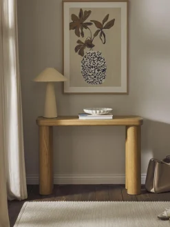 Discount Consola de madera de roble Kalia Mesas Consola|Consolas