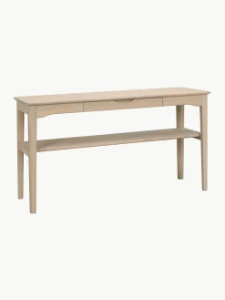 Outlet Consola de madera de roble Markham Mesas Consola|Consolas