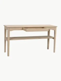 Outlet Consola de madera de roble Markham Mesas Consola|Consolas