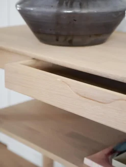 Outlet Consola de madera de roble Markham Mesas Consola|Consolas