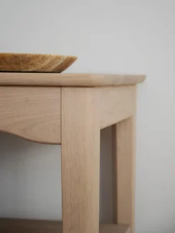 Outlet Consola de madera de roble Markham Mesas Consola|Consolas