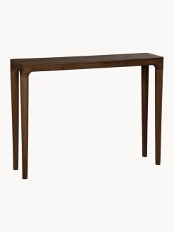 Clearance Consola de madera de roble con cajón Heart'n'Soul Mesas Consola|Consolas