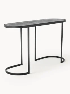 Mesas Consola|Consolas>Bloomingville Consola de metal con tablero de madera Carter