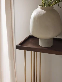 Discount Consola de recibidor de madera de mango Luca Mesas Consola|Consolas