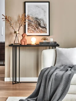 Sale Consola de recibidor de madera de mango Luca Mesas Consola|Consolas