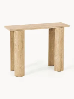 New Consola de travertino Disa Mesas Consola|Consolas