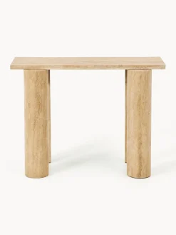 New Consola de travertino Disa Mesas Consola|Consolas