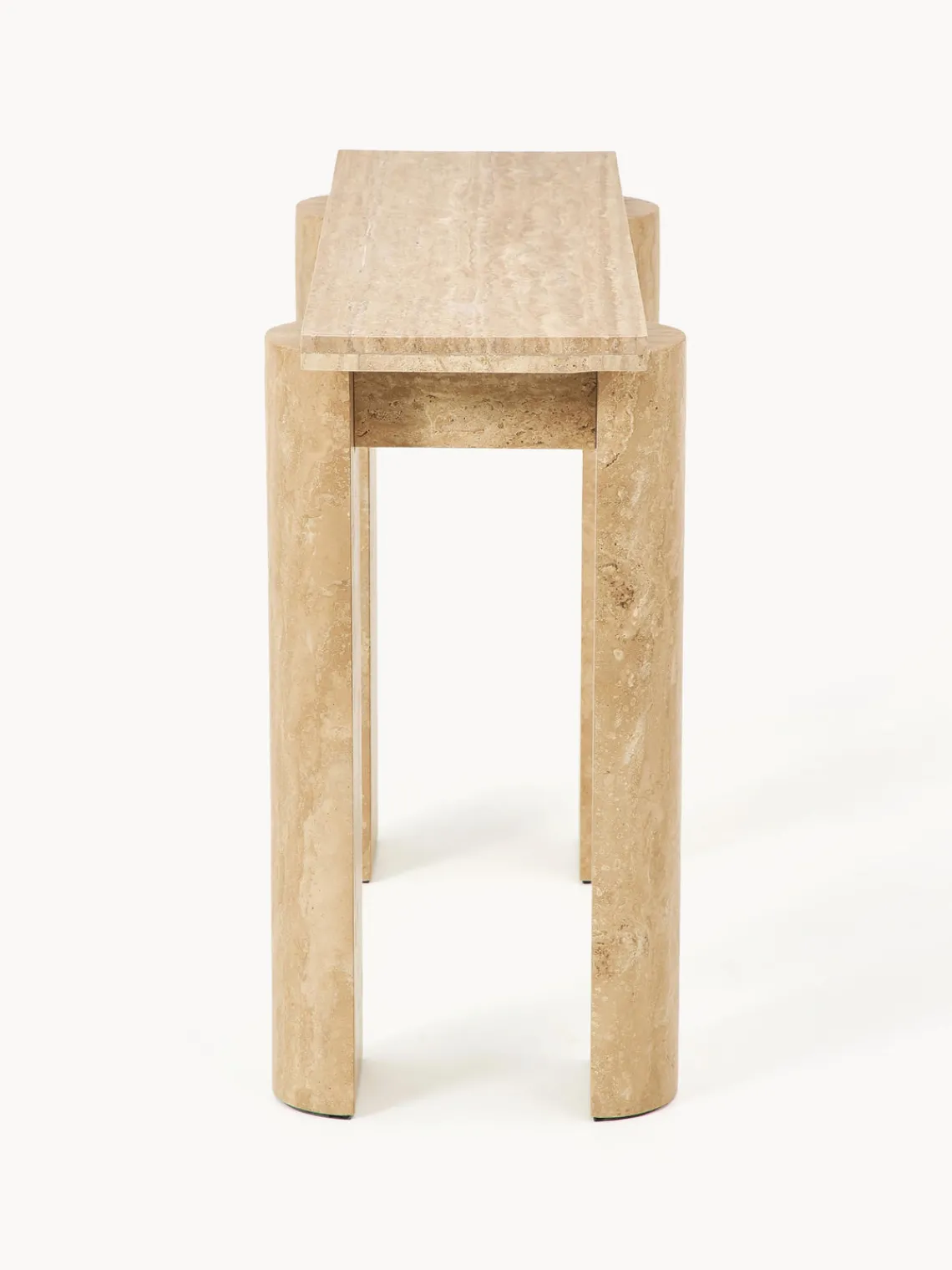 New Consola de travertino Disa Mesas Consola|Consolas