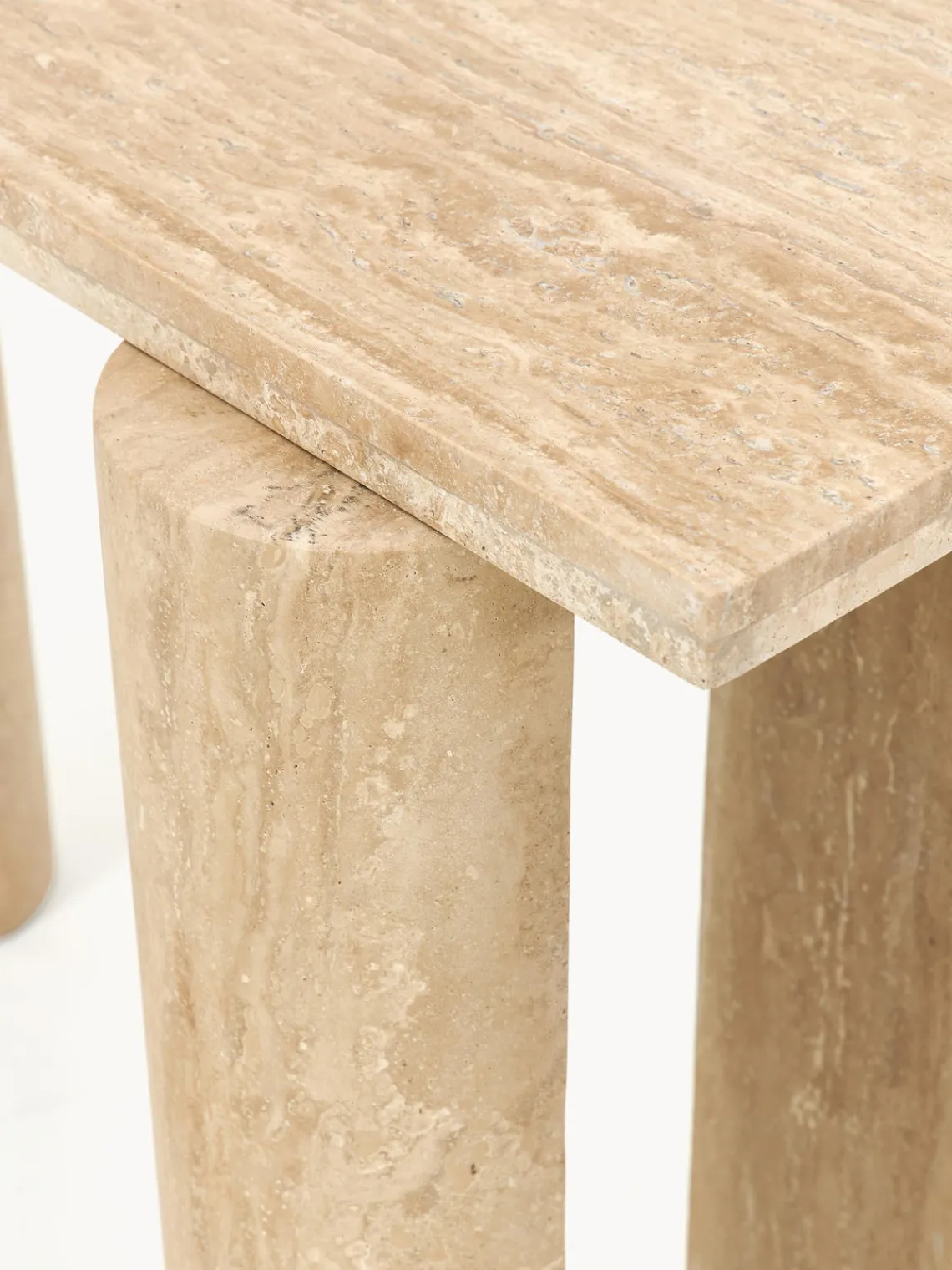 New Consola de travertino Disa Mesas Consola|Consolas