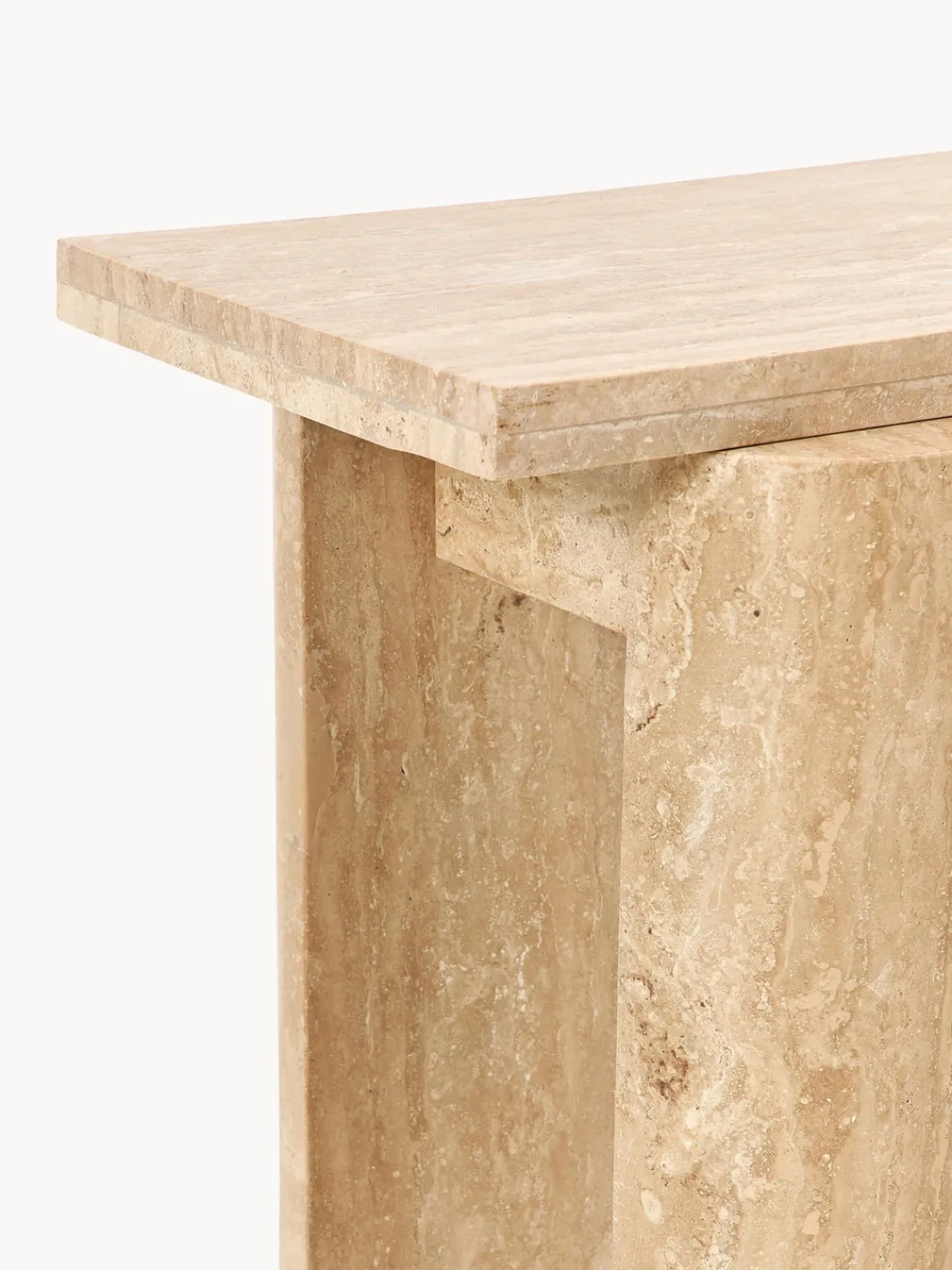 New Consola de travertino Disa Mesas Consola|Consolas