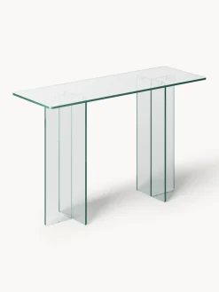 Mesas Consola|Consolas>Westwing Collection Consola de vidrio Anouk Transparente