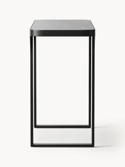 Mesas Consola|Consolas></noscript>Westwing Collection Consola en look mármol Bella Aspecto mármol negro