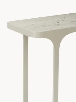 New Consola en look travertino Bella Mesas Consola|Consolas