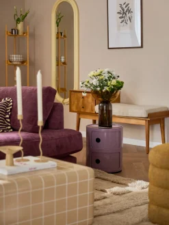 Cajoneras|Mesas Auxiliares>Kartell Contenedor de diseño Componibili, 2 módulos Lila brillante