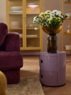 Cajoneras|Mesas Auxiliares></noscript>Kartell Contenedor de diseño Componibili, 2 módulos Lila brillante