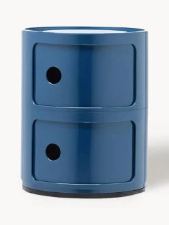 Cajoneras|Mesas Auxiliares>Kartell Contenedor de diseño Componibili, 2 módulos Azul brillante