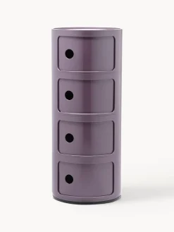 Cajoneras|Mesas Auxiliares>Kartell Contenedor de diseño Componibili, 4 módulos Lila brillante