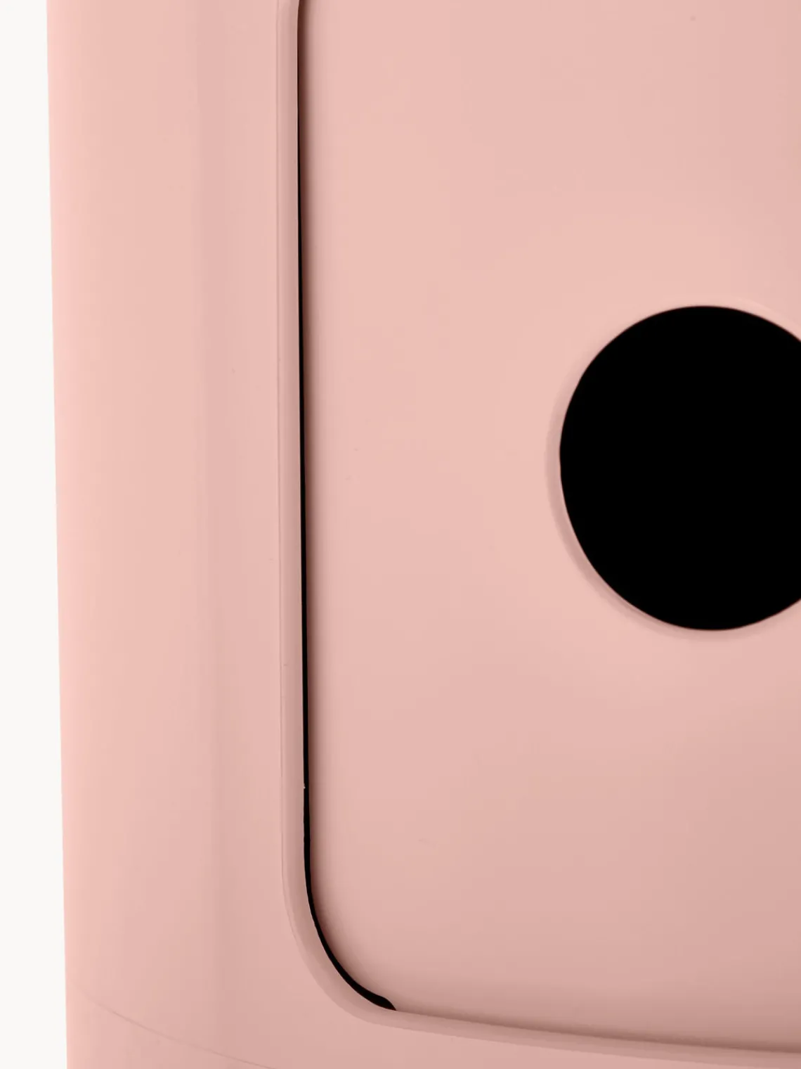 Cajoneras|Mesas Auxiliares>Kartell Contenedor de diseño Componibili, 3 módulos Rosa oscuro mate