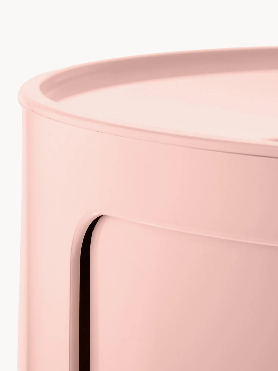 Cajoneras|Mesas Auxiliares>Kartell Contenedor de diseño Componibili, 3 módulos Rosa oscuro mate