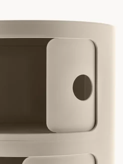 Cajoneras|Mesas Auxiliares></noscript>Kartell Contenedor de diseño Componibili, 3 módulos Beige mate