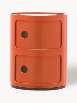 Cajoneras|Mesas Auxiliares>Kartell Contenedor de diseño Componibili, 2 módulos Naranja brillante