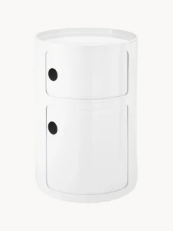 Cajoneras|Mesitas De Noche>Kartell Contenedor de diseño Componibili, 2 módulos Blanco
