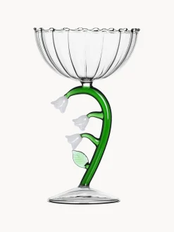 Copas De Champagne|Menaje De Mesa>ICHENDORF Copa de champán Botanica Transparente, verde, blanco