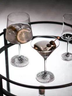 Best Copas cóctel de cristal Echo, 4 uds. Copas De Cóctel|Vajillas Completas