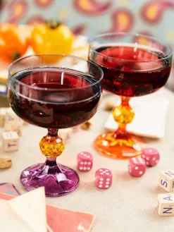 Clearance Copas de cóctel de cristal Paradise, 2 uds. Copas De Cóctel|Vajillas Completas