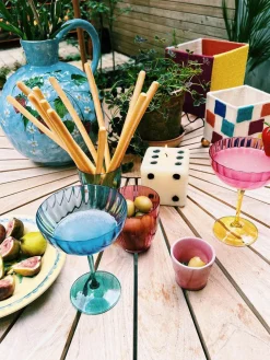 Sale Copas de champán Jazzy, 2 uds. Copas De Champagne|Vajillas Completas