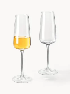 Copas De Champagne|Vajillas Completas></noscript>Westwing Collection Copas de champán sopladas Ellery, 4 uds. Transparente