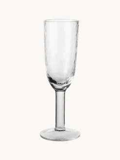 Copas De Champagne|Vajillas Completas>Broste Copenhagen Copas de champán sopladas Hammered, 4 uds.