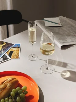 Discount Copas de champán Xavia de cristal, 4 uds. Copas De Champagne|Vajillas Completas