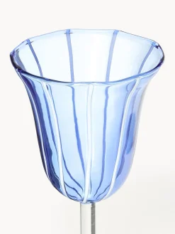 Copas De Vino|Vajillas Completas></noscript>&k Amsterdam Copas de vino artesanales de vidrio borosilicato Eve, 2 uds. Azul, transparente, verde claro