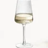 Clearance Copas de vino blanco artesanales con relieves Cami, 4 uds. Copas De Vino|Vajillas Completas