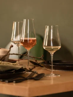 Copas de vino blanco artesanales Duo, 2 uds. Copas De Vino|Vajillas Completas