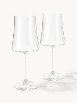 Online Copas de vino blanco de cristal Gwenda, 6 uds. Copas De Vino|Vajillas Completas