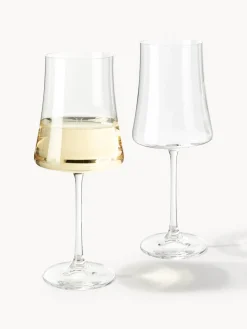 Online Copas de vino blanco de cristal Gwenda, 6 uds. Copas De Vino|Vajillas Completas