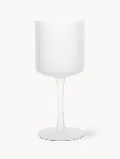 Copas de vino blanco sopladas con relieve Ripple, 2 uds. Copas De Vino|Vajillas Completas